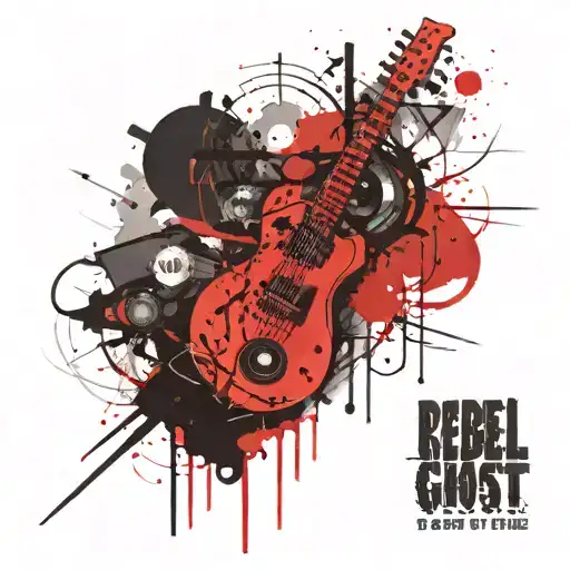 Rebel Ghost Note tattoo design idea