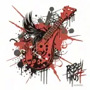 Rebel Ghost Note tattoo design idea