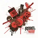 Rebel Ghost Note tattoo design idea