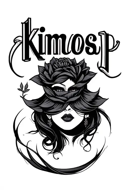 name tatto Kim tattoo design idea