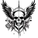 chronos tattoo design idea