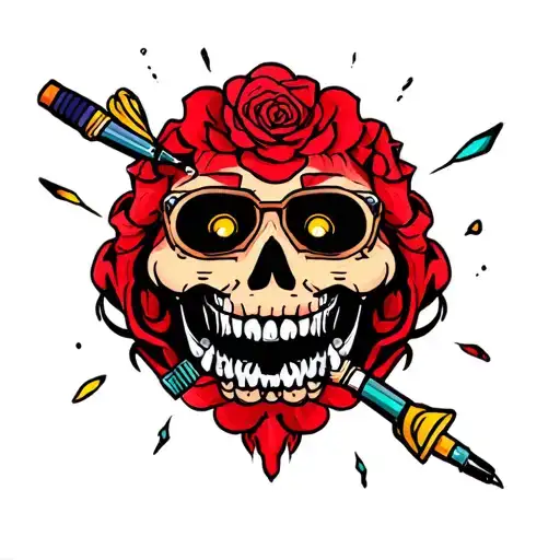 Yes tattoo design idea