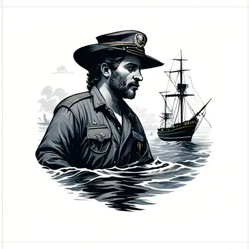 seafarer, family or lovelife, breadwinner tattoo design idea