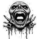 Zombie Bite tattoo design idea