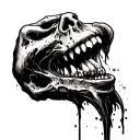 Zombie Bite tattoo design idea