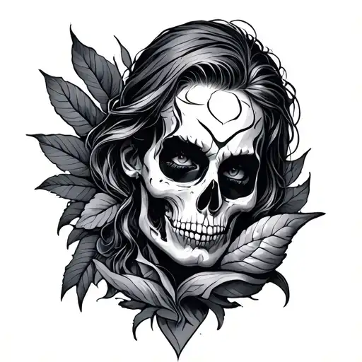 with pain come strength inspired tattoo design idea