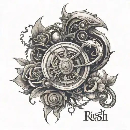 rush album artwork incorporating elements tattoo design idea