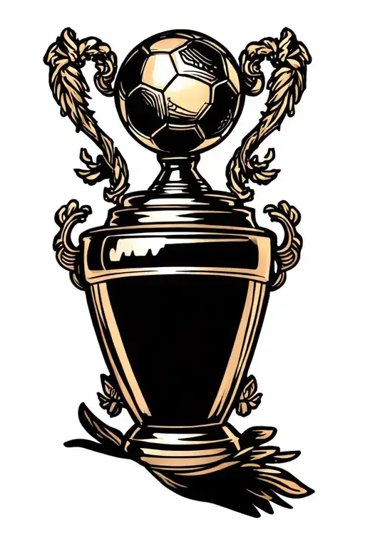 Liverpool league football trophy tattoo design tattoo design idea