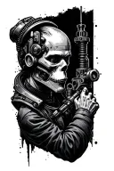 machinist tattoo design idea