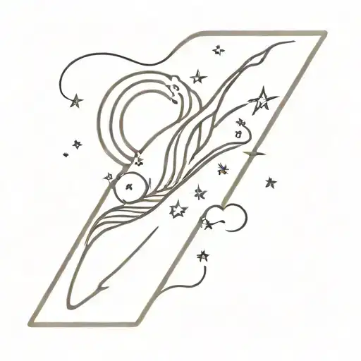 Milky Way Chocolate Bar tattoo design idea