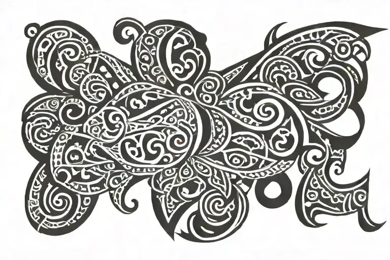 Ms ribbon tattoo design idea