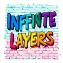 "Infinite Layers" rainbow grafitti brick wall tattoo design idea
