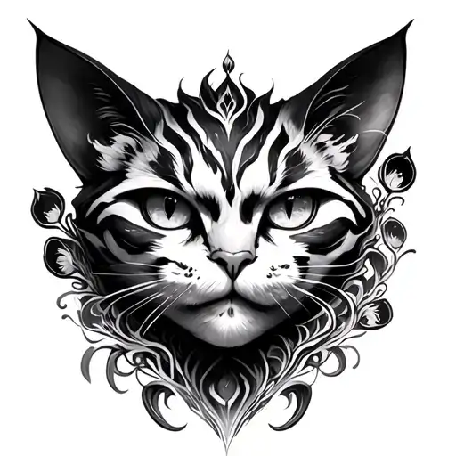 Cheshire Cat, Time, Alice in Wonderland, Peacock, Lava, Deep Sea Creatures tattoo design idea