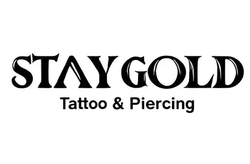 "Stay Gold Tattoo & Piercing" tattoo design idea