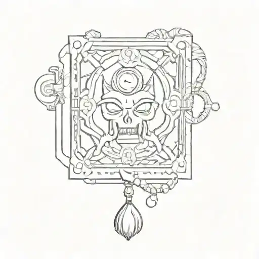 omamori amulet tattoo design idea