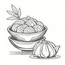 dumpling tattoo design idea