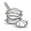 dumpling tattoo design idea