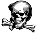 jolly roger tattoo design idea