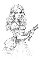 Alice madness returns tattoo design idea