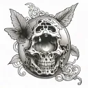 alice in chains nutshell tattoo design idea