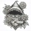 alice in chains nutshell tattoo design idea
