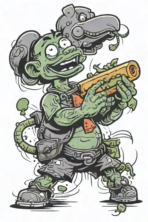 peanut and Pickle tattoo design idea