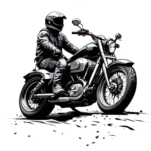 motorcycle adventure themed tattoo tattoo design idea