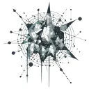 constellations and interstellar  tattoo design idea