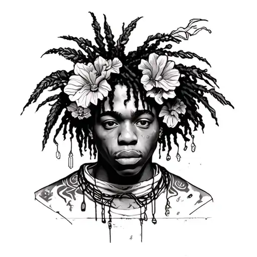 trippie redd's album Life's trip tattoo design idea