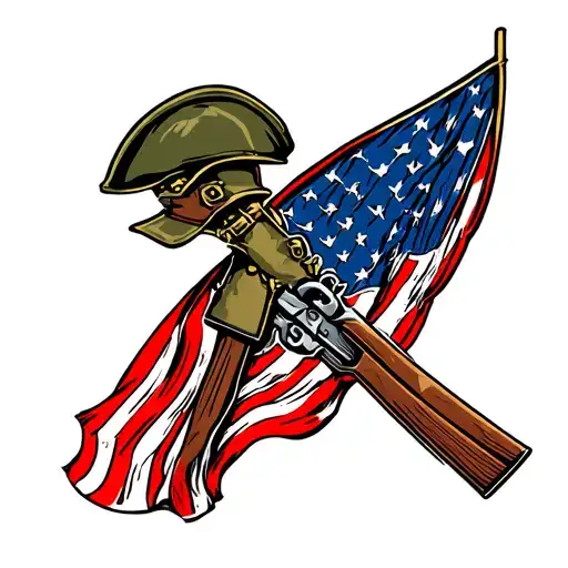 11b infantry regiment colors us army tattoo design idea