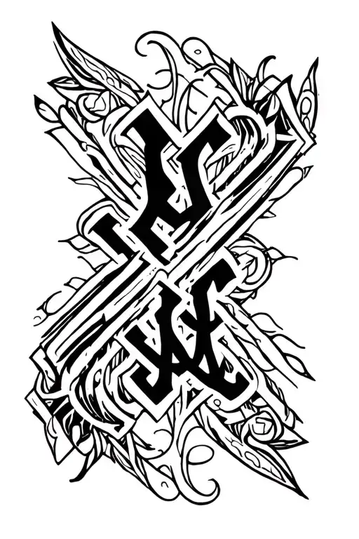 isla Elizabeth XII_XVII_XXIV writing name tattoo tattoo design idea