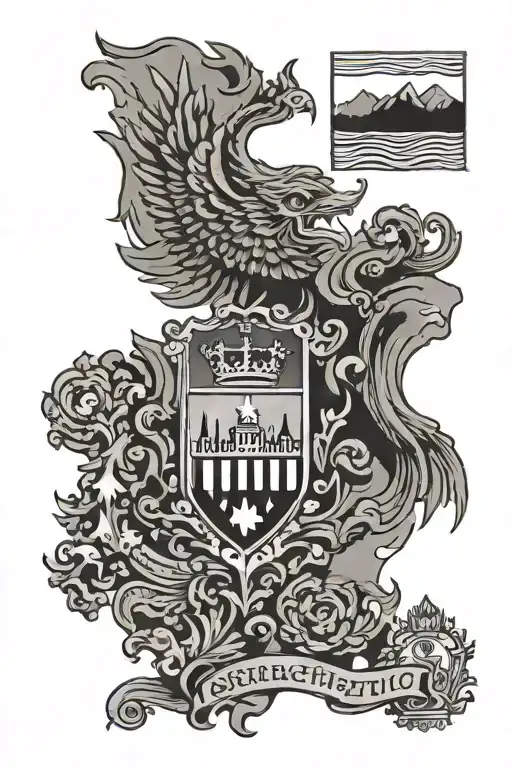 Principality of Liechtenstein, FC Vaduz, homeland pride, fatherland. tattoo design idea