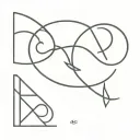 Pisces Taurus Libra symbol intertwined tattoo design idea
