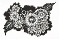 adapt adjust and conquer uncertain world tattoo design idea