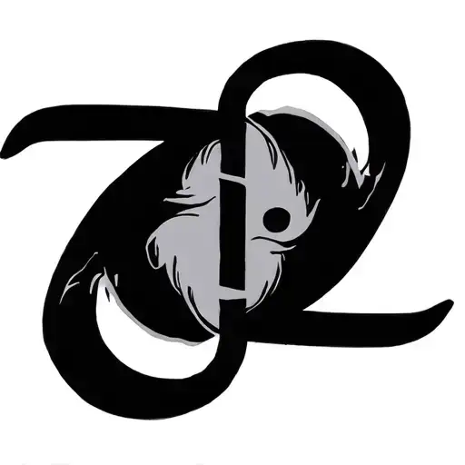 Boredom symbol tattoo design idea