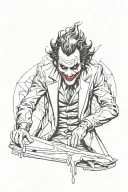 joker tattoo design idea