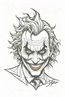 joker tattoo design idea