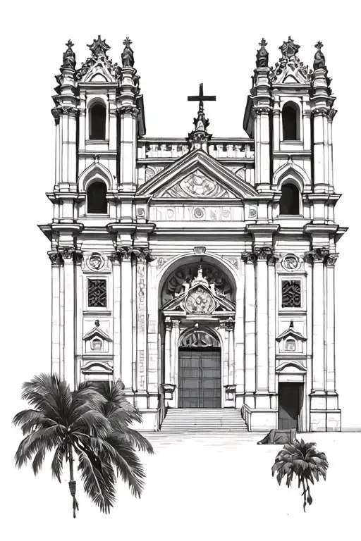 catedral santiago dominican Republic, Piloto Dominican Republic, NYC tattoo design idea