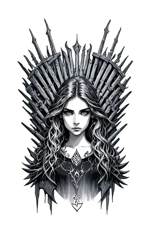 Throne Of Glass tattoo design idea