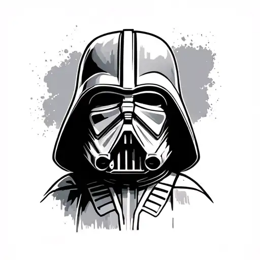 Simple Star Wars tattoo design idea