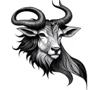 Taurus,Leo,Sagittarius, Libra zodiac sign tattoo design idea