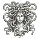 medusa greek mythology tattoo design idea