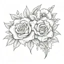 matching tattoo for mom that symbolizes love and loyalty even through the roughest of patches, we grew stronger togethe. tattoo design idea