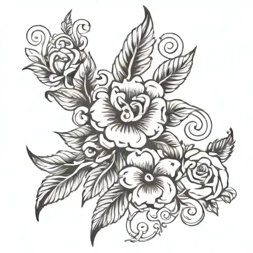 generate a colorfull tattoo design with name of Manish on women long hand, showing dedication, love, caring. tattoo design idea