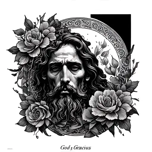 God Is Gracious tattoo design idea