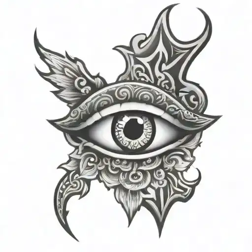 Kali Eye Symbol Tattoo tattoo design idea