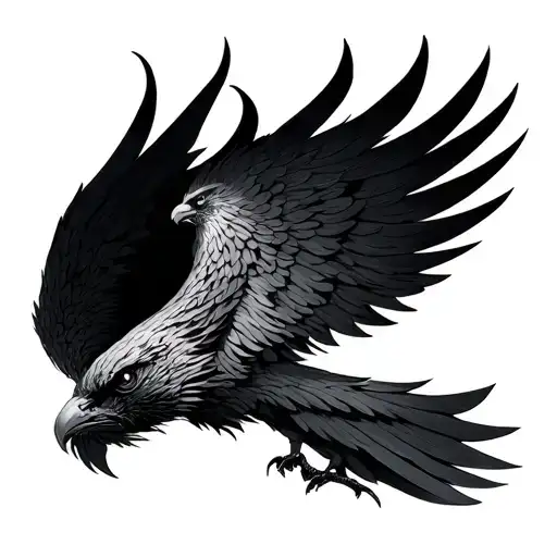 Harry Potter Phoenix tattoo design idea