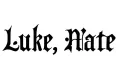 "Luke,Nate" tattoo design idea