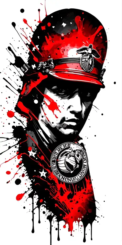 Marine Corp tattoo design idea