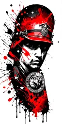 Marine Corp tattoo design idea